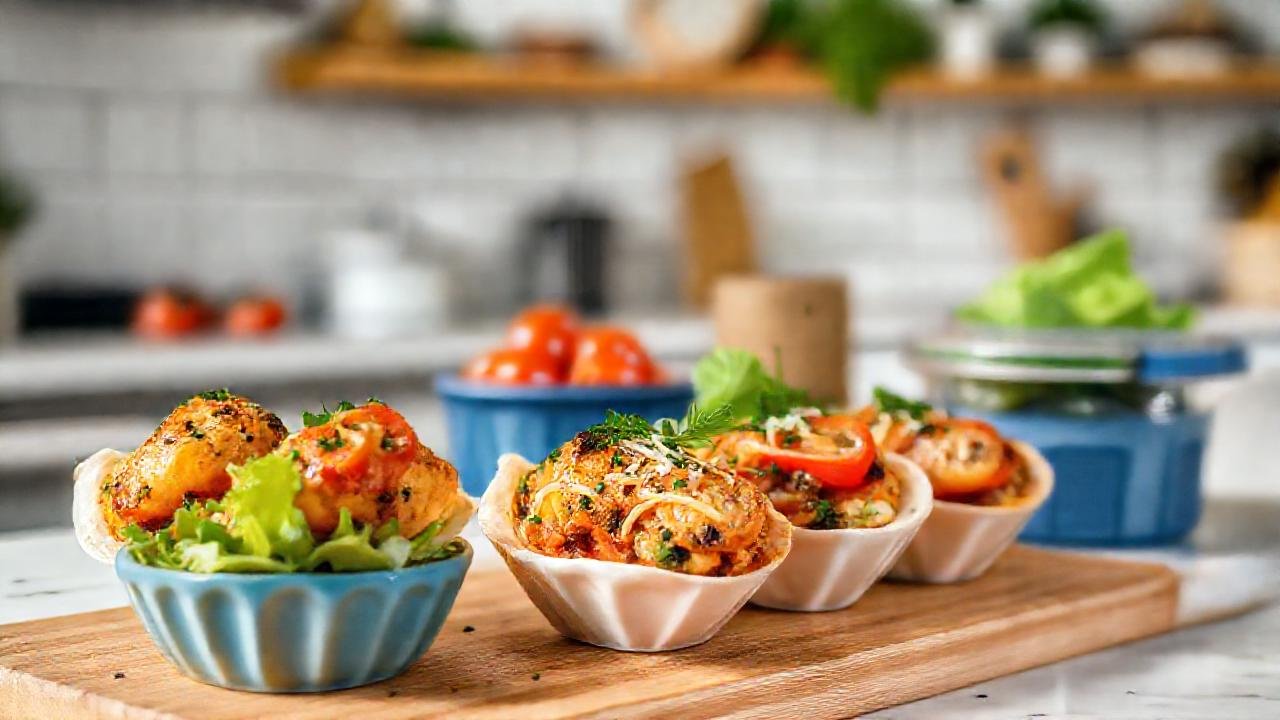 Tapas cerámicas vibrantes en cocina moderna