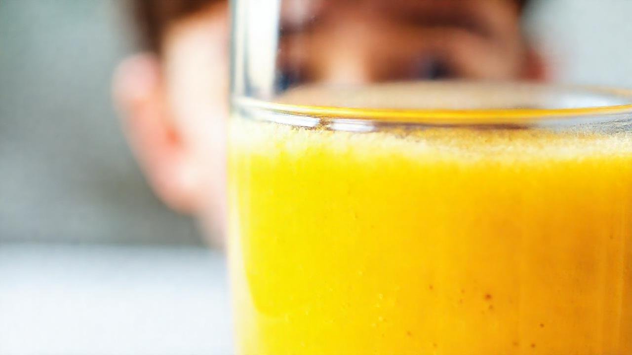 Smoothie de cúrcuma: alerta de alergia