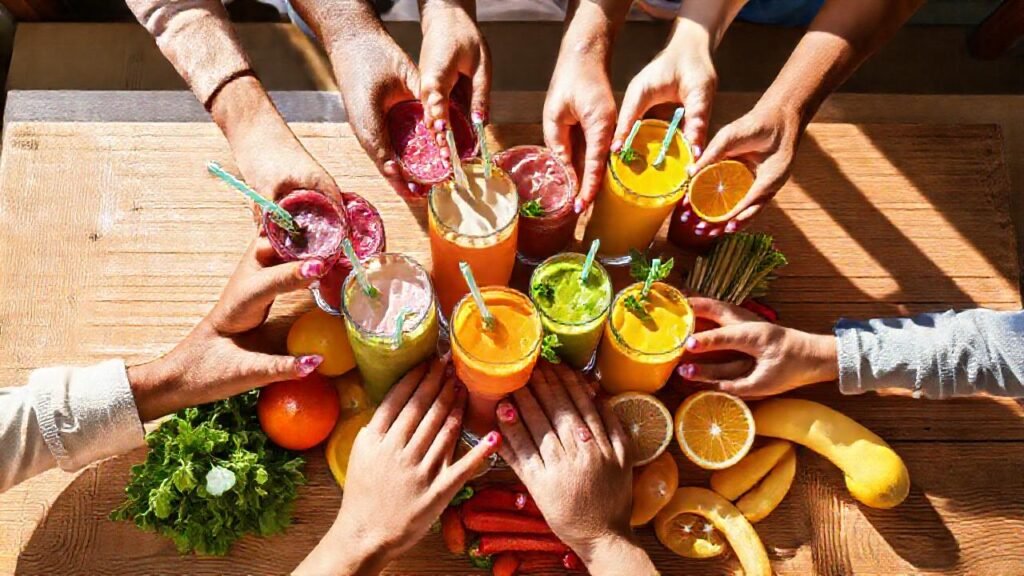 Un smoothie vibrante