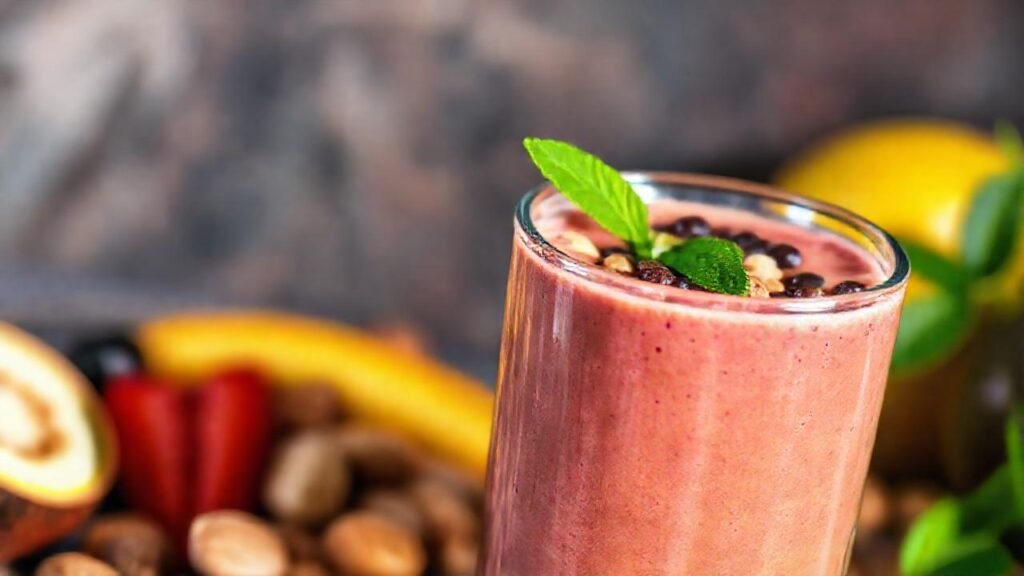 Un batido saludable promueve bienestar radiante