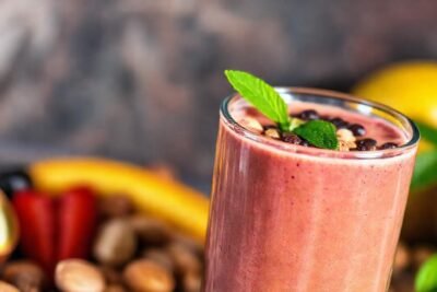 Un batido saludable promueve bienestar radiante