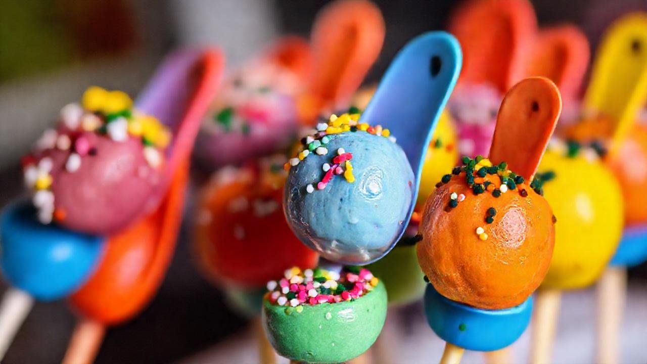 Un postre vibrante y artístico