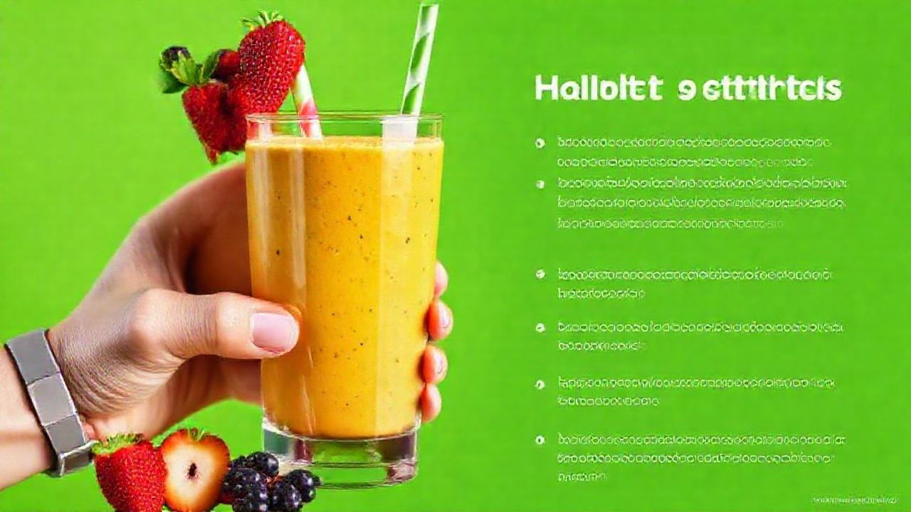 Batido saludable: consejos útiles y coloridos