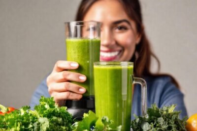Batido verde saludable