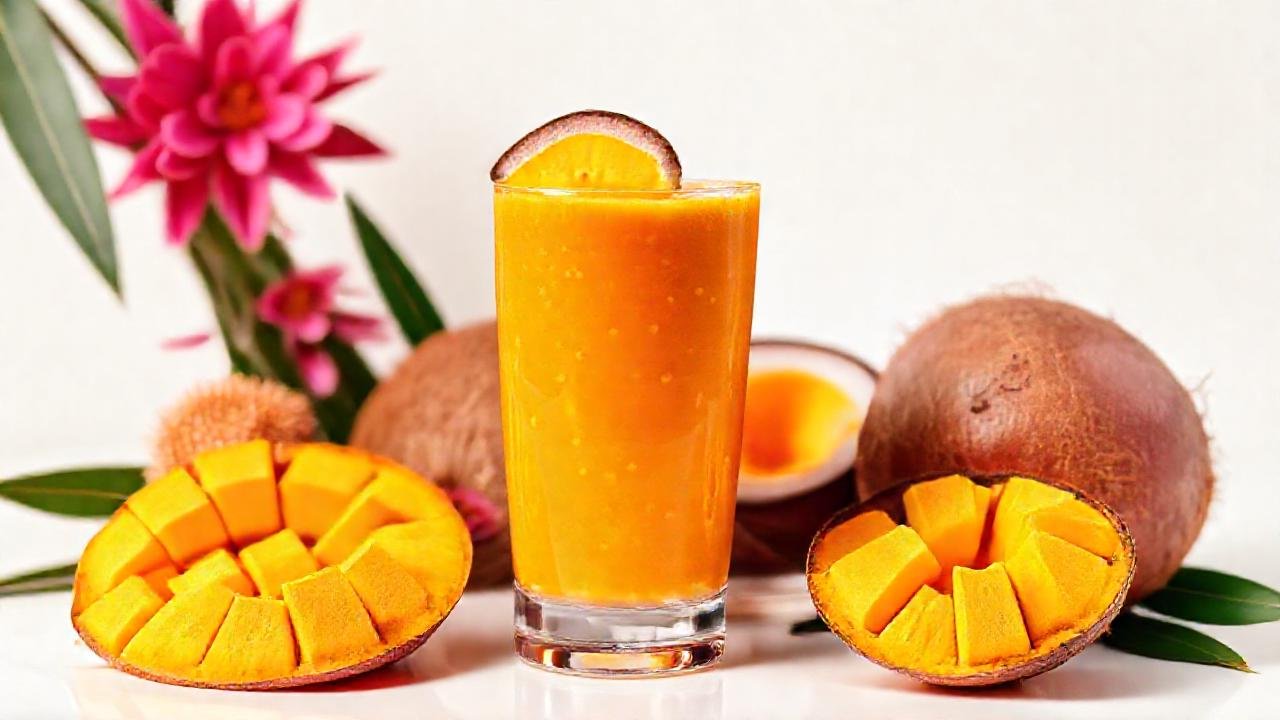 Un batido tropical promueve salud radiante