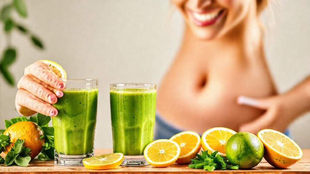 Batido verde saludable promueve pérdida de peso