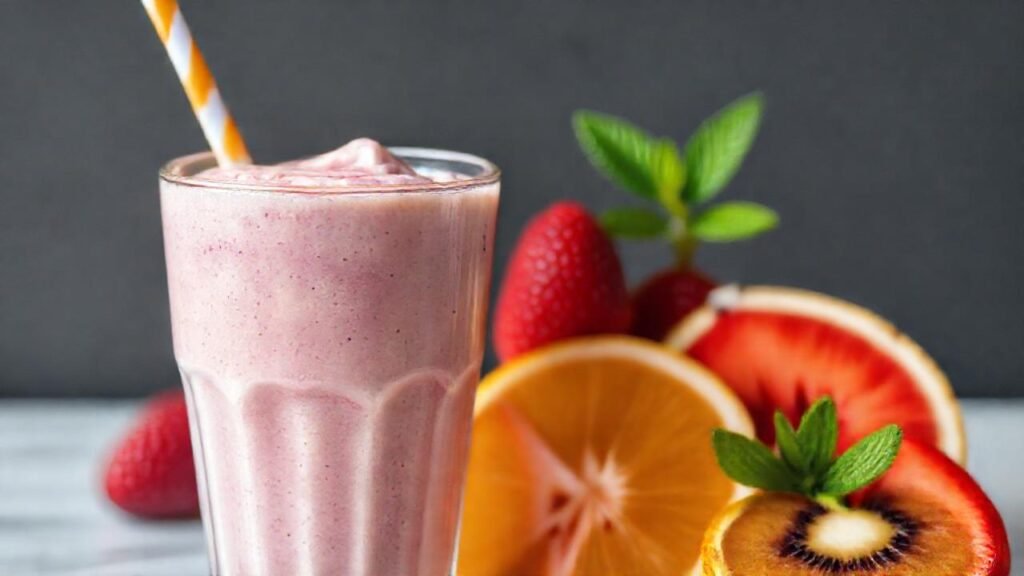 Un batido cremoso