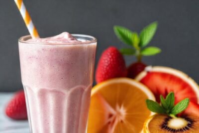 Un batido cremoso