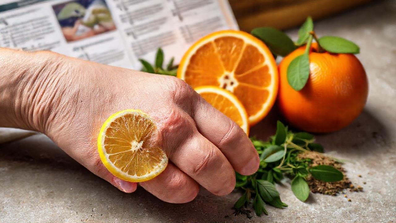 Manos con ingredientes frescos y relajantes