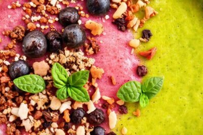 Batido colorido y saludable