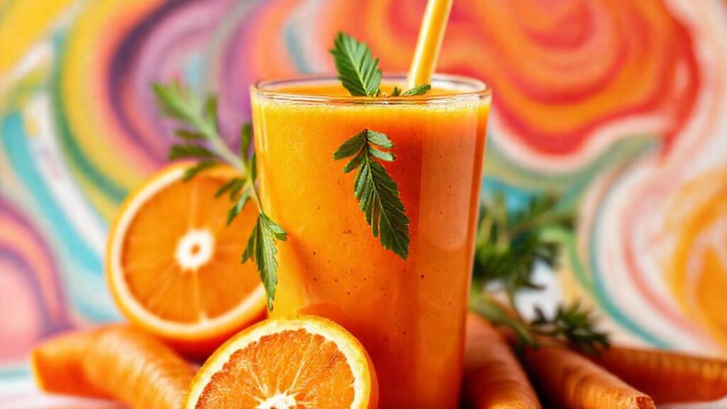 Batido naranja-zanahoria: vibrante y apetitoso