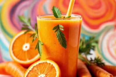 Batido naranja-zanahoria: vibrante y apetitoso