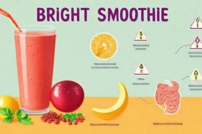 Batido saludable: ¡gut salud vibrante!