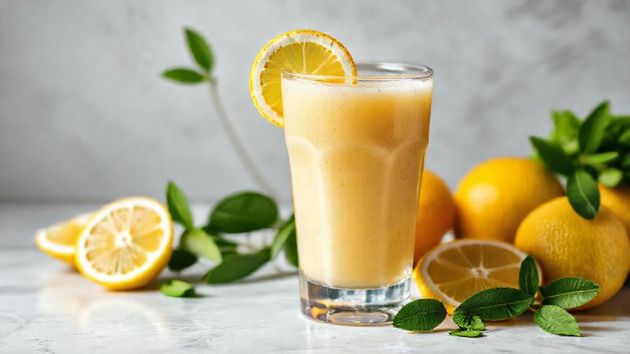 Batido cítrico vibrante, saludable y apetitoso