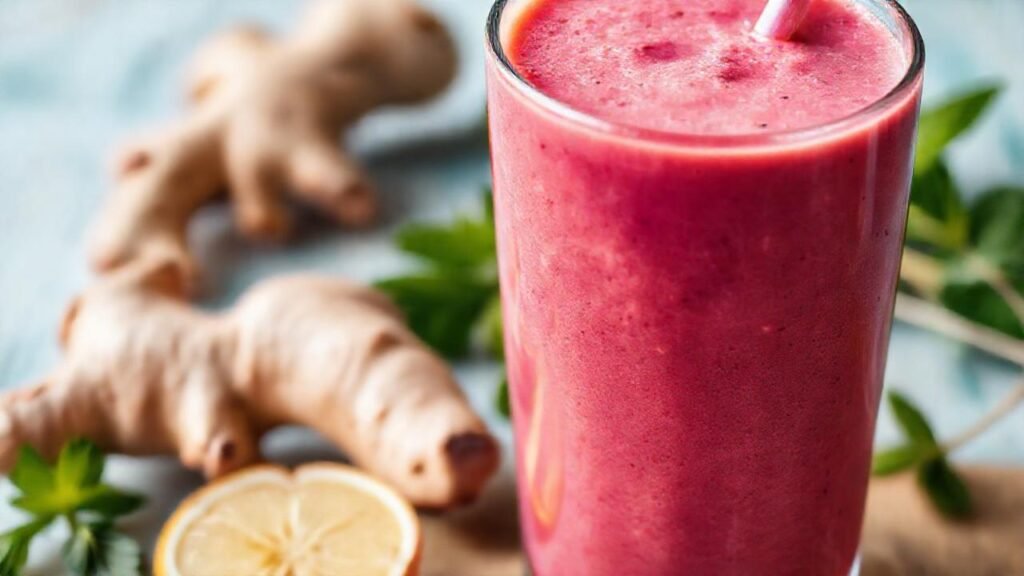 Batido vibrante apoya la digestión saludable