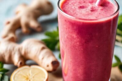 Batido vibrante apoya la digestión saludable