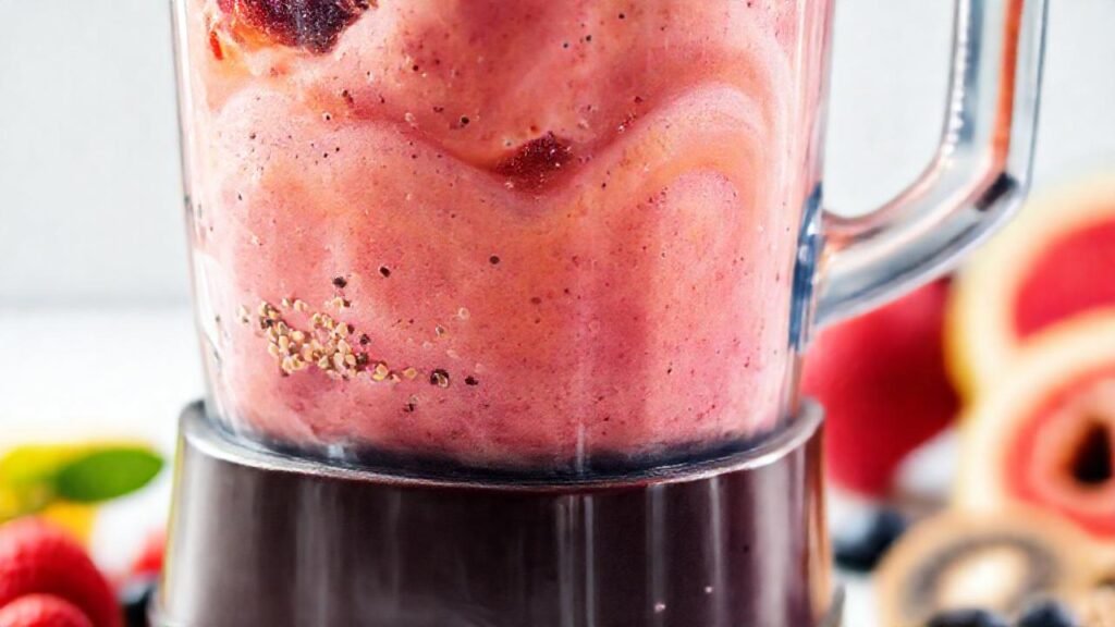 Un batido saludable y apetitoso se crea