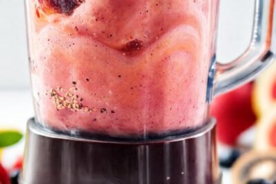 Un batido saludable y apetitoso se crea