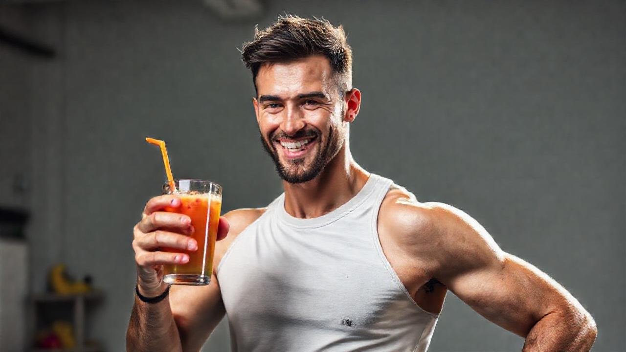 Atleta vibrante, energía y salud