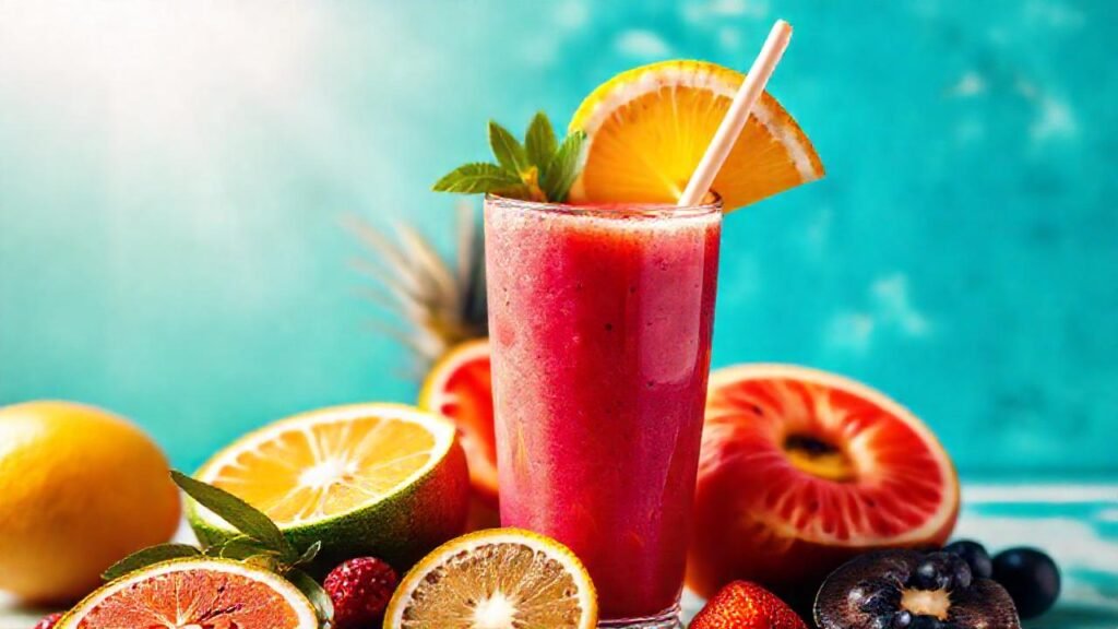 Batido tropical radiante