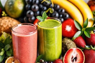 Batido saludable y vibrante
