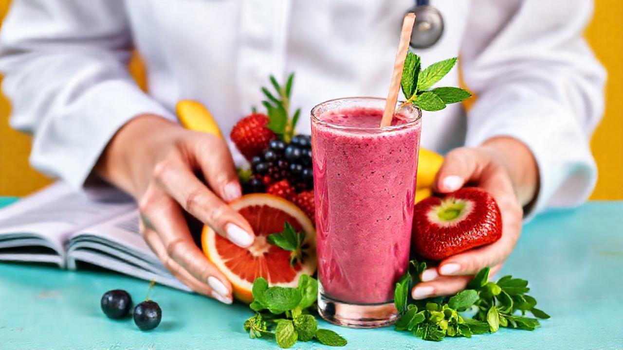 Batido saludable con frutas y consejos