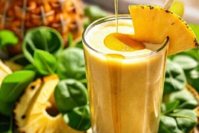 Batido tropical saludable