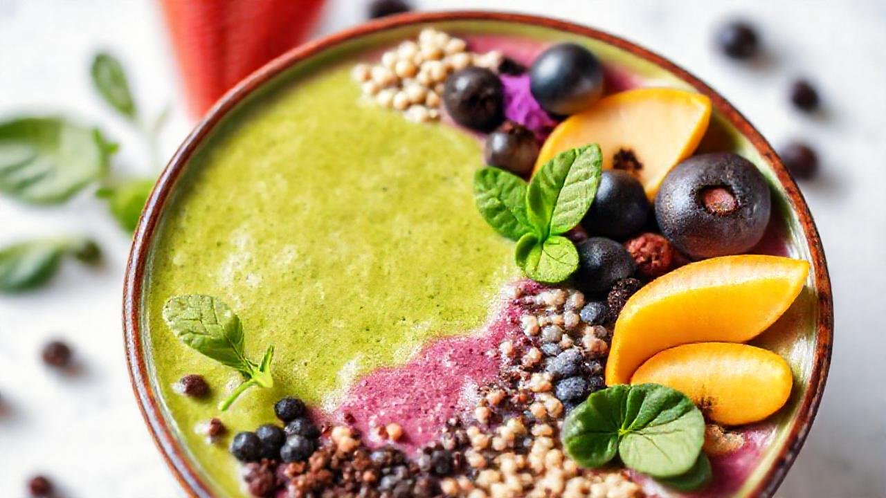 Batido colorido y saludable para detox