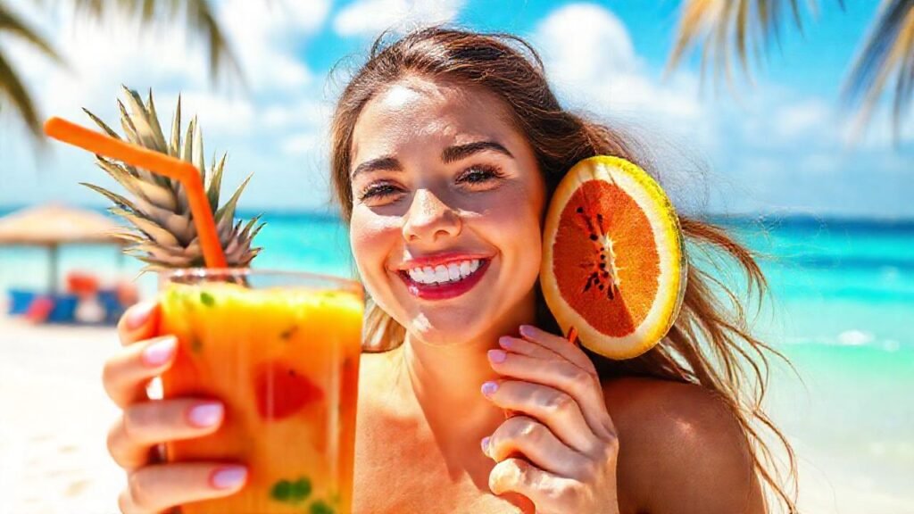 Un batido tropical refresca la playa