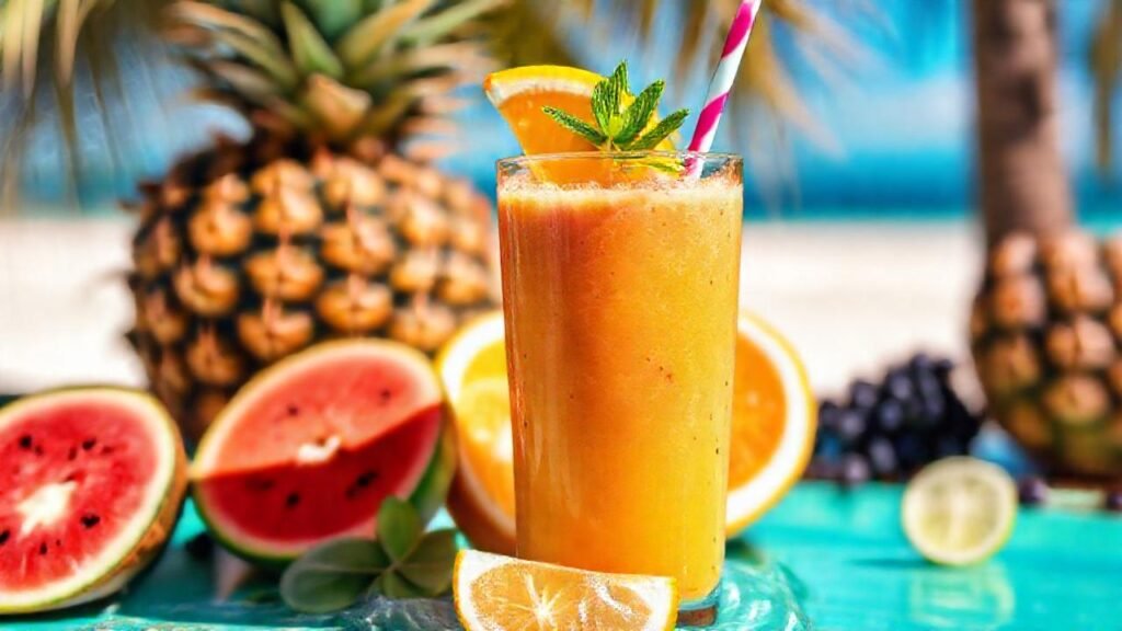 Frutas tropicales vibrantes