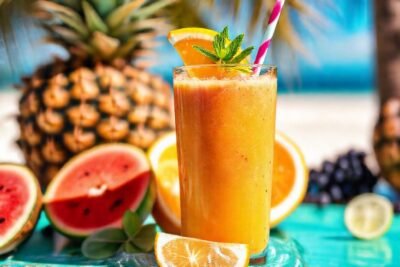 Frutas tropicales vibrantes
