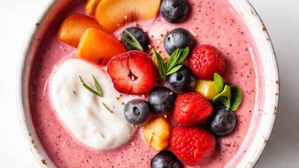 Un batido colorido promueve salud digestiva