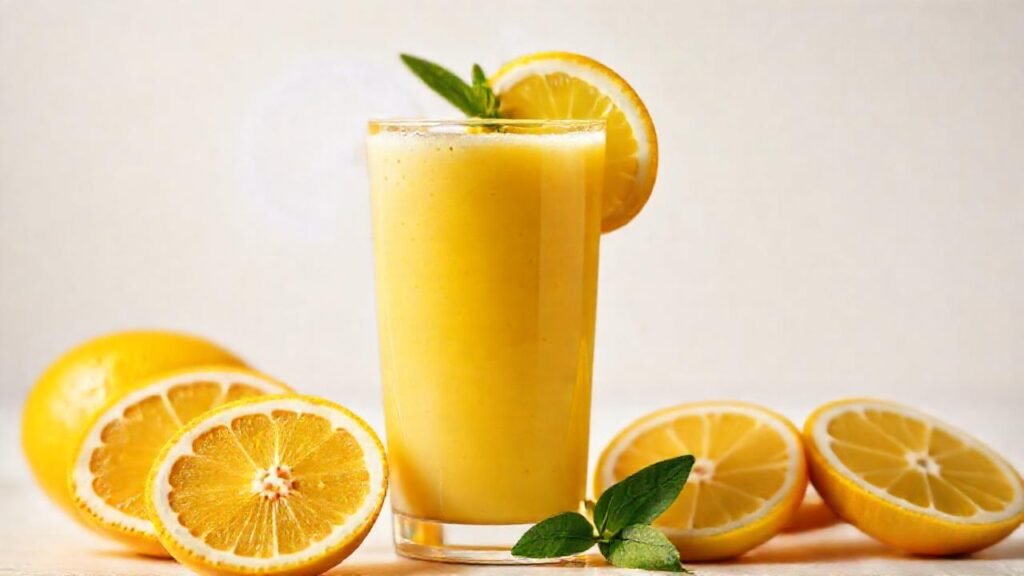 Batido cítrico vibrante y apetitoso