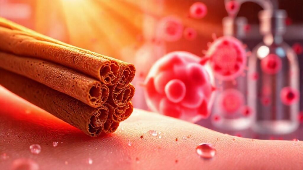 Cinnamon y células sanas en ciencia