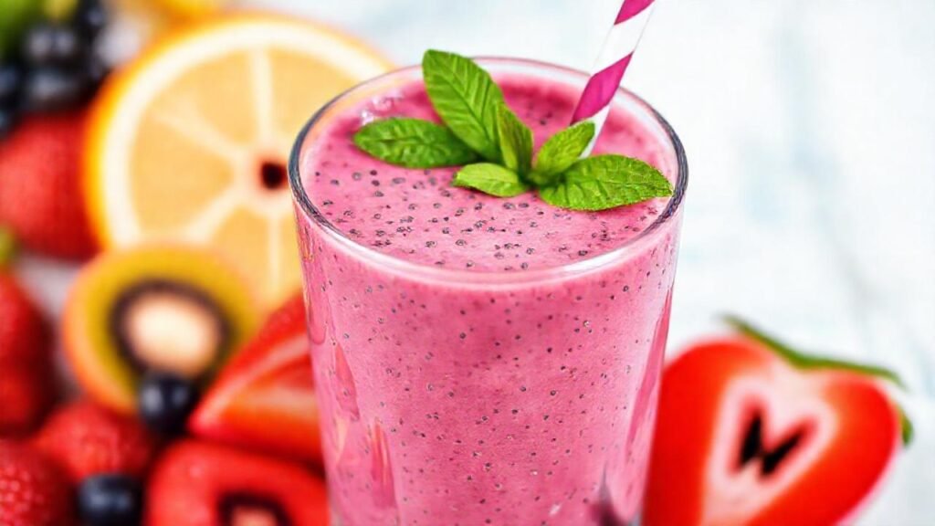 Batido vibrante: salud y frescura
