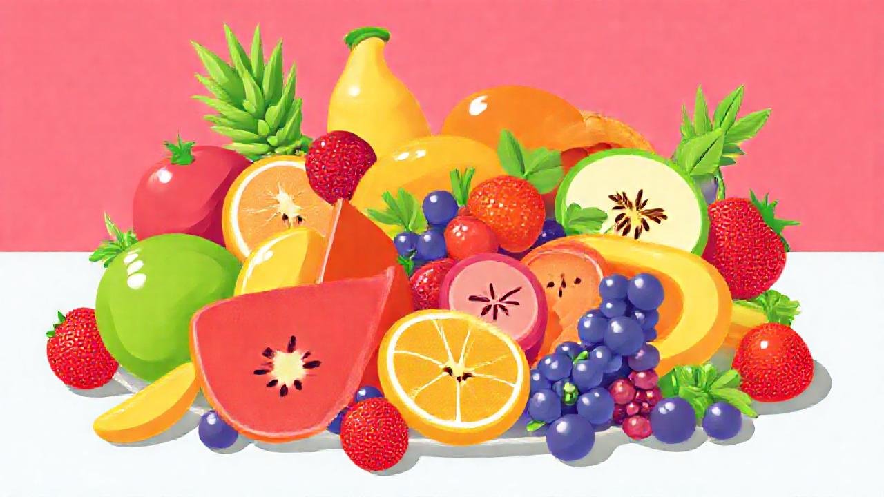 Plato de fruta saludable reduce colesterol
