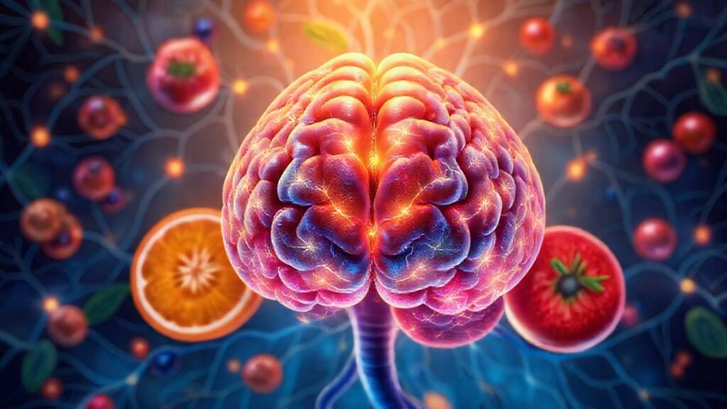 Frutas brillantes nutren el cerebro sereno