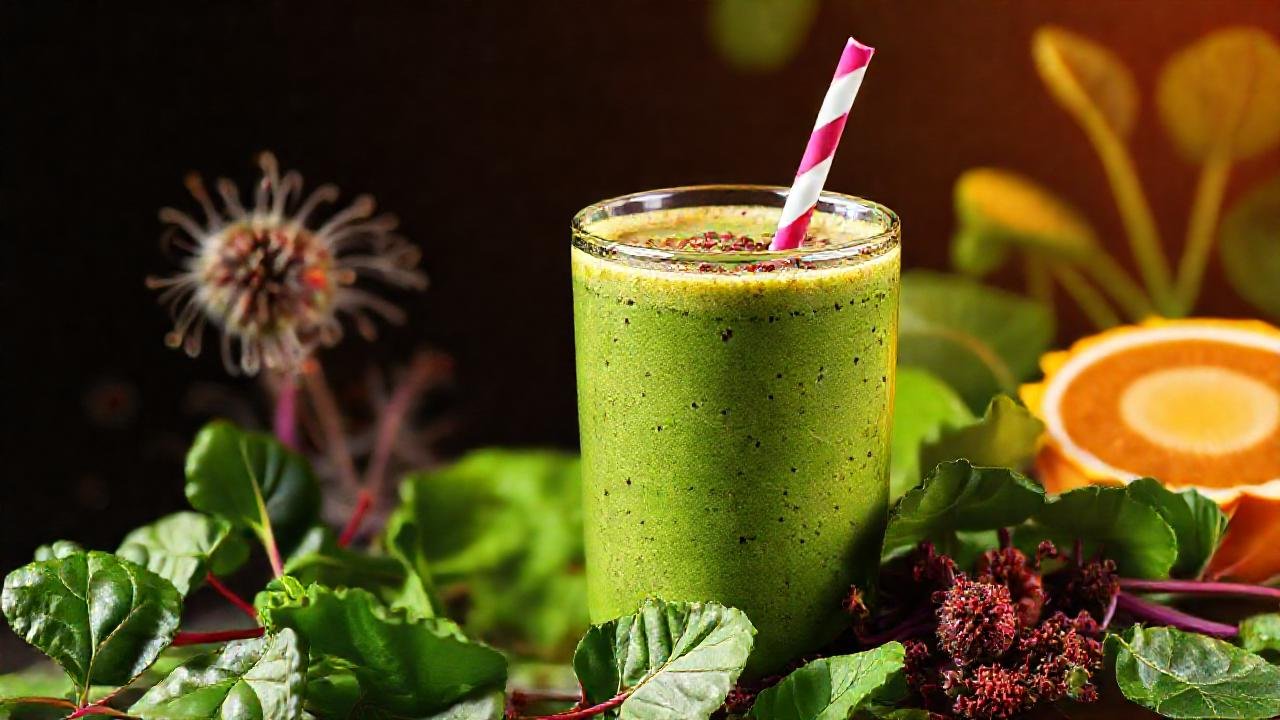 Batido verde vital con vitamina B9