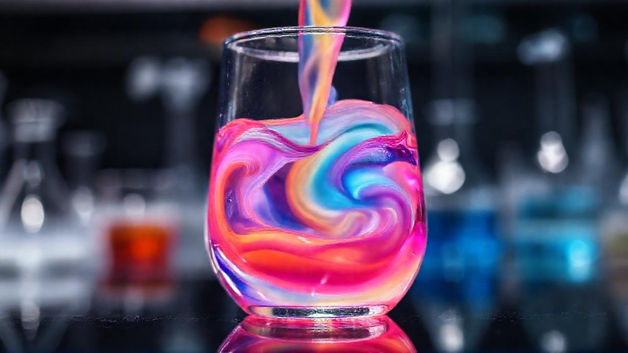 Combina colores vibrantes en laboratorio