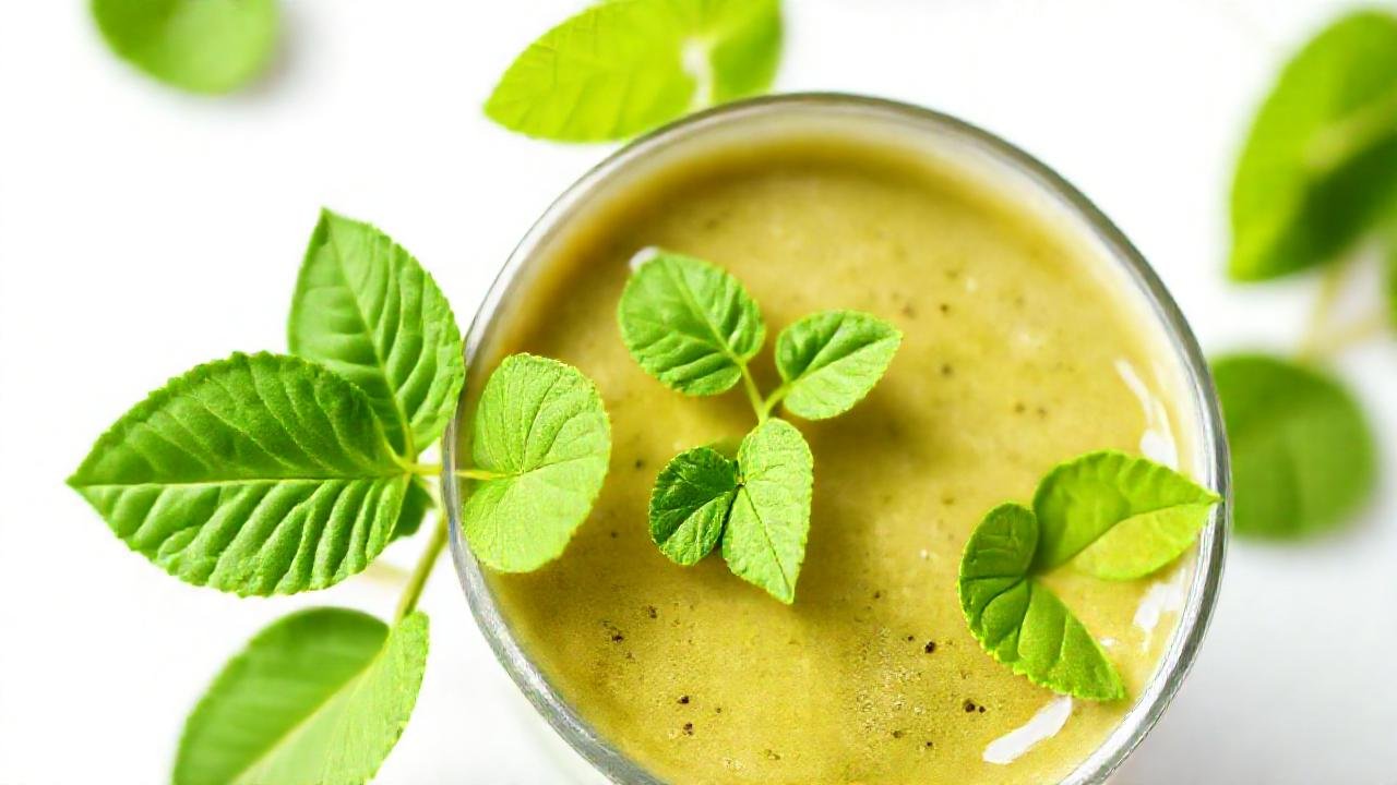 Estevia natural endulza un smoothie saludable
