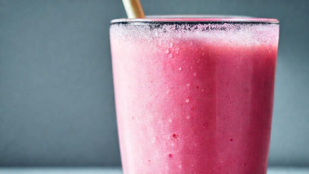 Un batido refrescante y saludable
