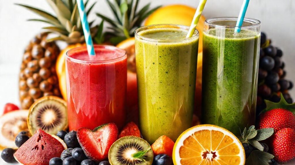 Smoothies vibrantes y saludables
