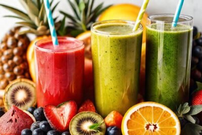 Smoothies vibrantes y saludables