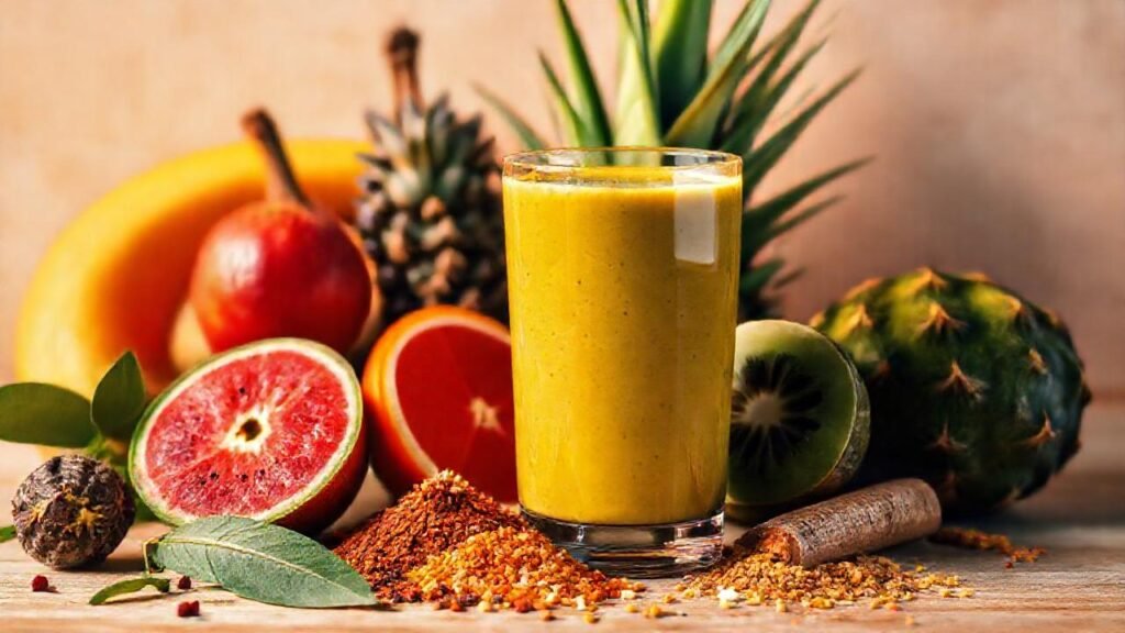 Frutas tropicales y especias crean salud