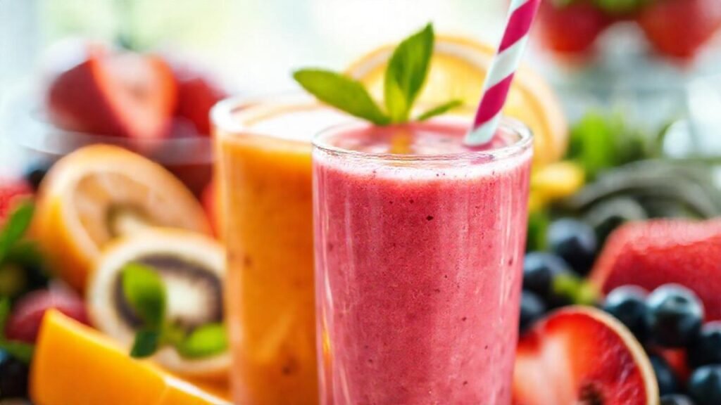 Batido vibrante y natural