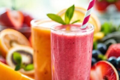 Batido vibrante y natural