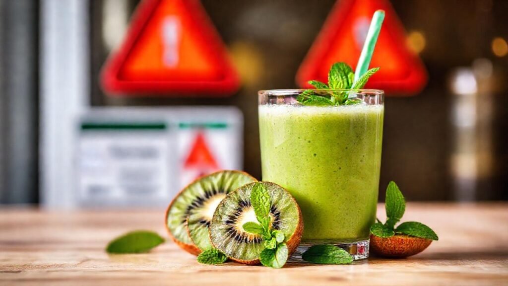 Batido de kiwi saludable