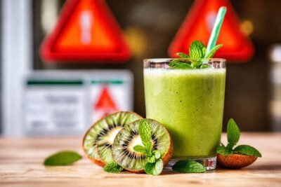 Batido de kiwi saludable
