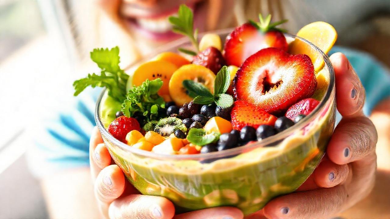 Batido vibrante, saludable y natural