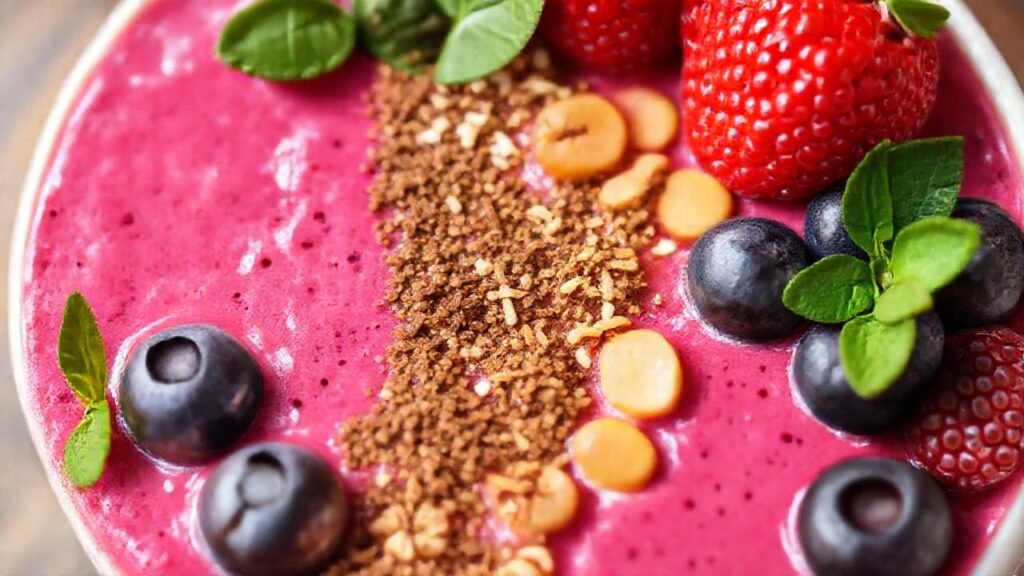 Batido colorido y saludable con especias